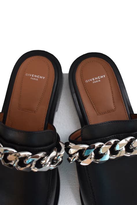 givenchy chain mules|givenchy sandals size chart.